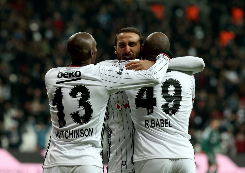 Beşiktaş-Atiker Konyaspor karşılaşmasından kareler
