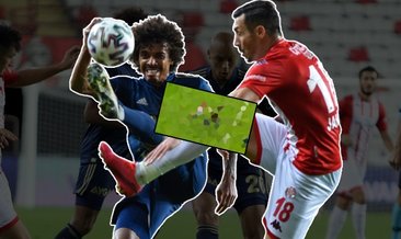 Antalya - F.Bahçe maçında kırmızı kart çıktı! İşte o pozisyon