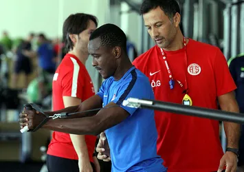 Antalyaspor salonda çalıştı