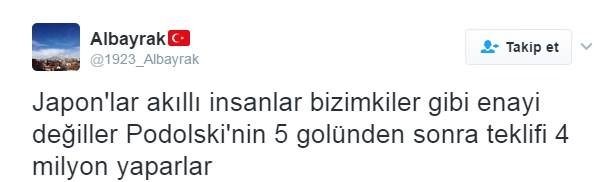 Podolski 5 gol attı, sosyal medya yıkıldı