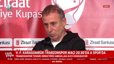 Abdullah Avcı: Tarihimize 1 kupa daha katmak istiyoruz!