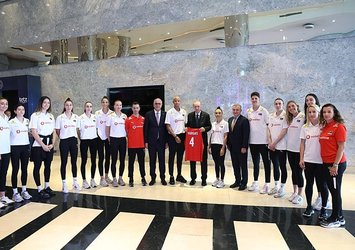 Başkan Erdoğan Filenin Sultanları'nı kabul etti