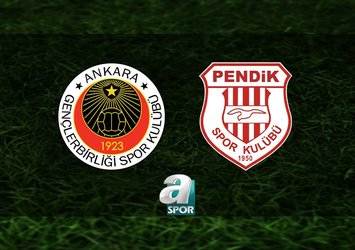 Gençlerbirliği-Siltaş Yapı Pendikspor maçı saat kaçta?