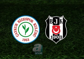 Rizespor - Beşiktaş | CANLI