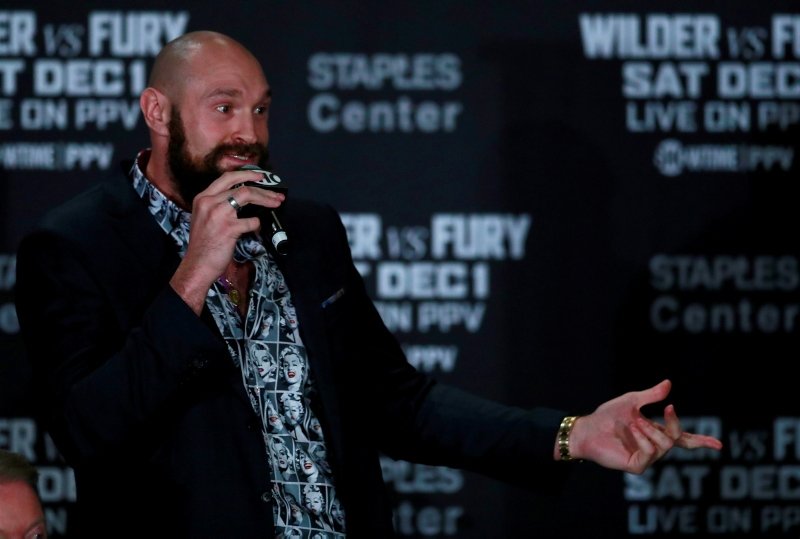 Fury ve Wilder arasında gergin anlar!