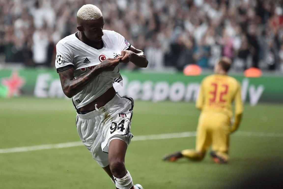 Beşiktaş-Leipzig karşılaşmasından kareler