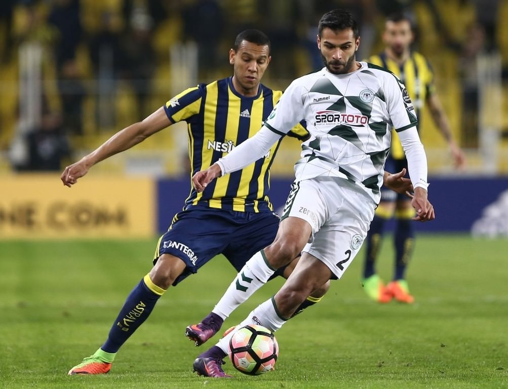 Fenerbahçe-Atiker Konyaspor karşılaşmasından kareler