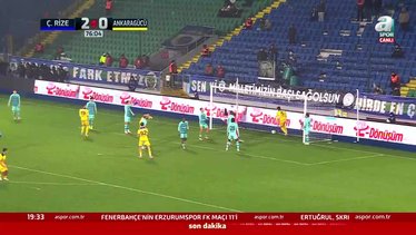 GOL | Ç.Rizespor 2-1 MKE Ankaragücü
