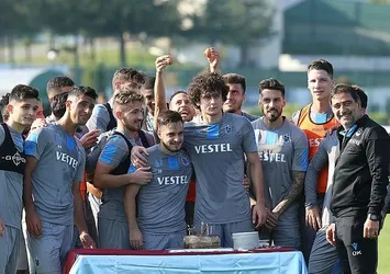 Trabzonspor'da neşeli idman
