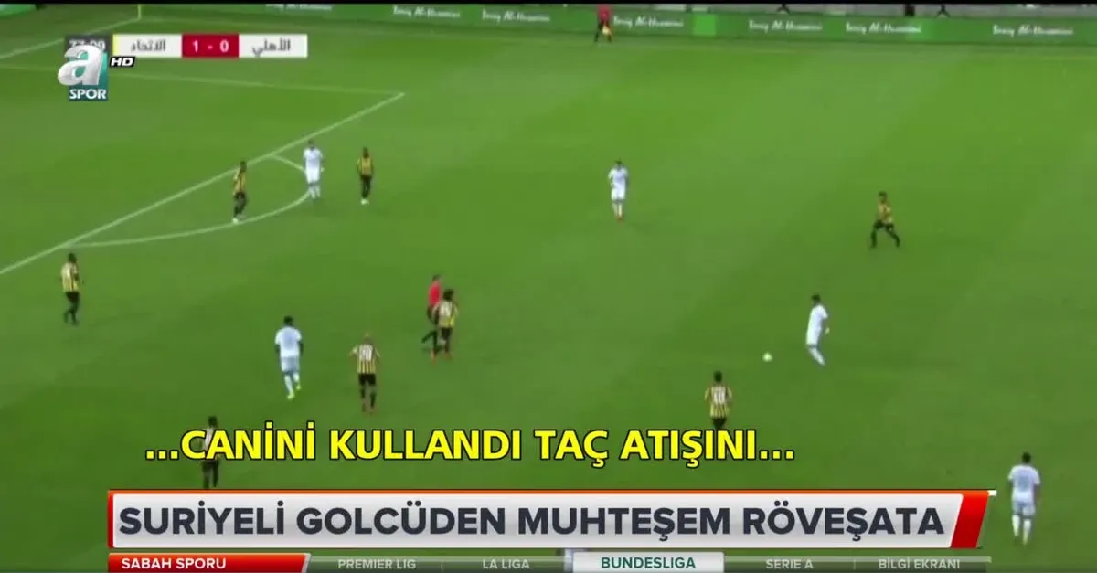 Suriyeli golcüden muhteşem röveşata