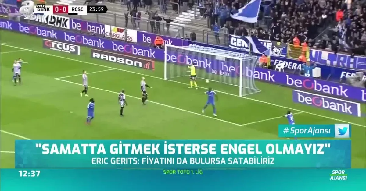 Samatta için Genk'ten açıklama