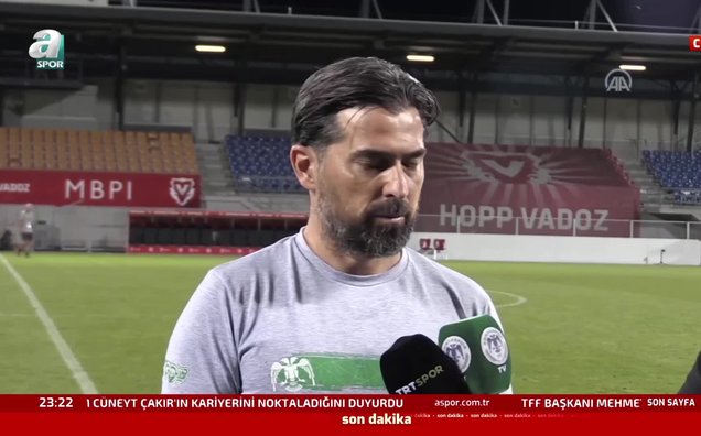 Vaduz Konyaspor maçı sonrası İlhan Palut: Konya’da turu geçeceğimize inanıyorum