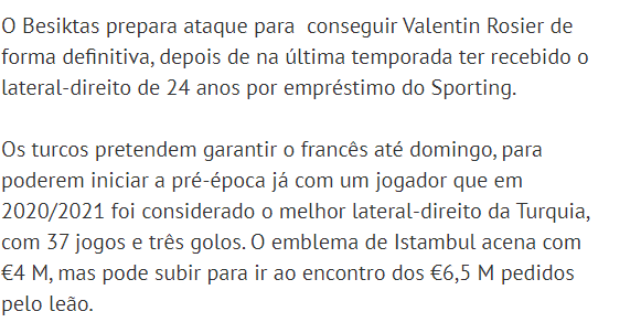 Son dakika transfer haberi: Beşiktaş Valentin Rosier için geri sayımda! - 1