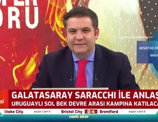Galatasaray Saracchi ile anlaştı