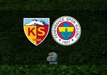 Kayserispor - F.Bahçe maçı saat kaçta?