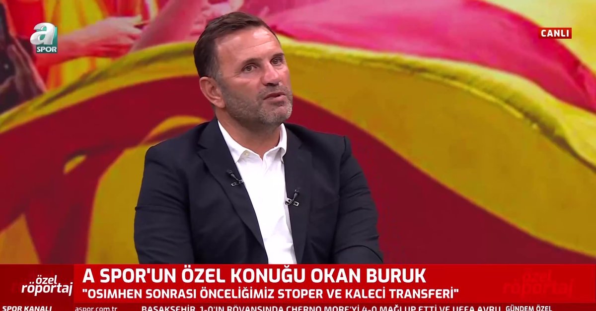 Buruk'tan transfer açıklaması! 'Osimhen sonrası önceliğimiz...'