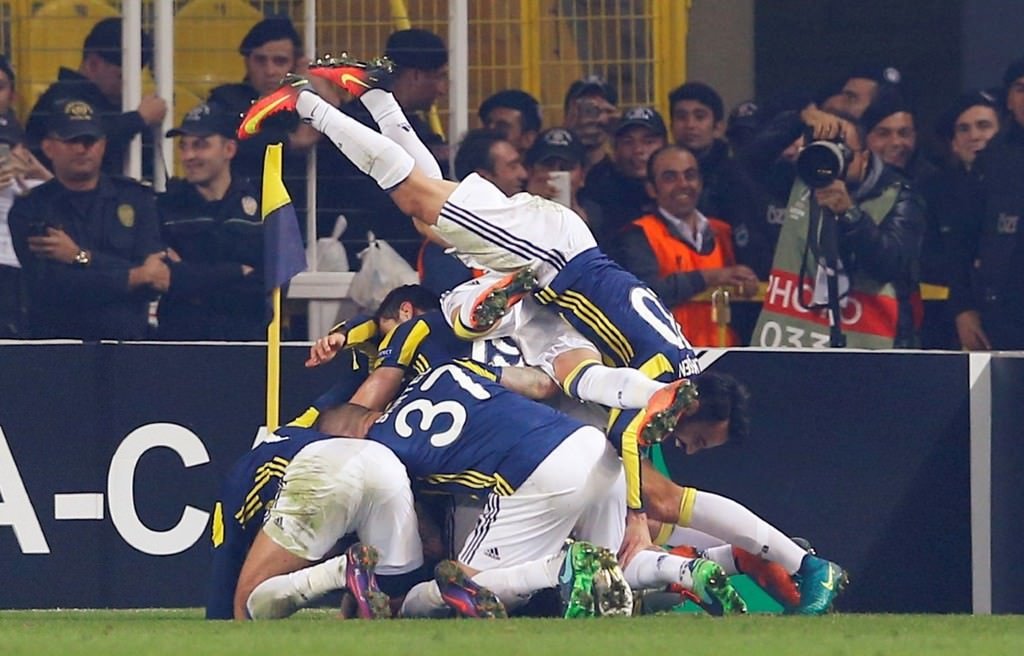 Fenerbahçe - Manchester United maçından kareler