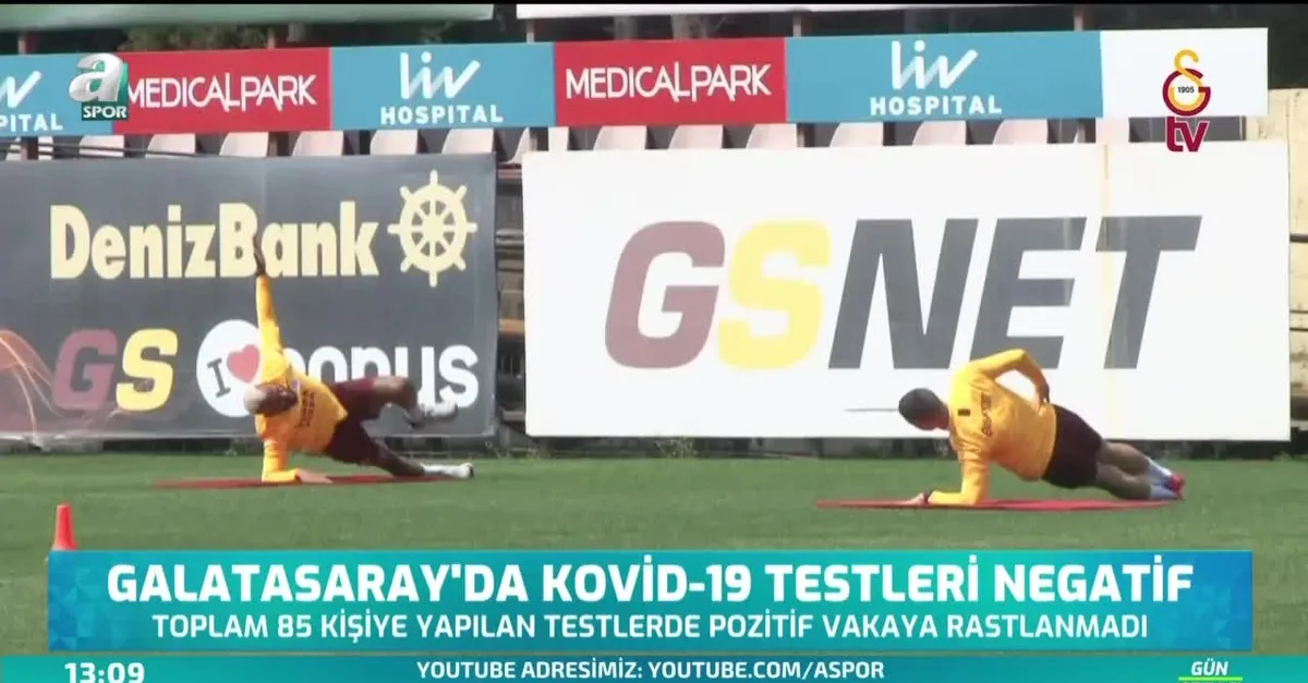 Galatasaray'da Covid-19 testleri negatif