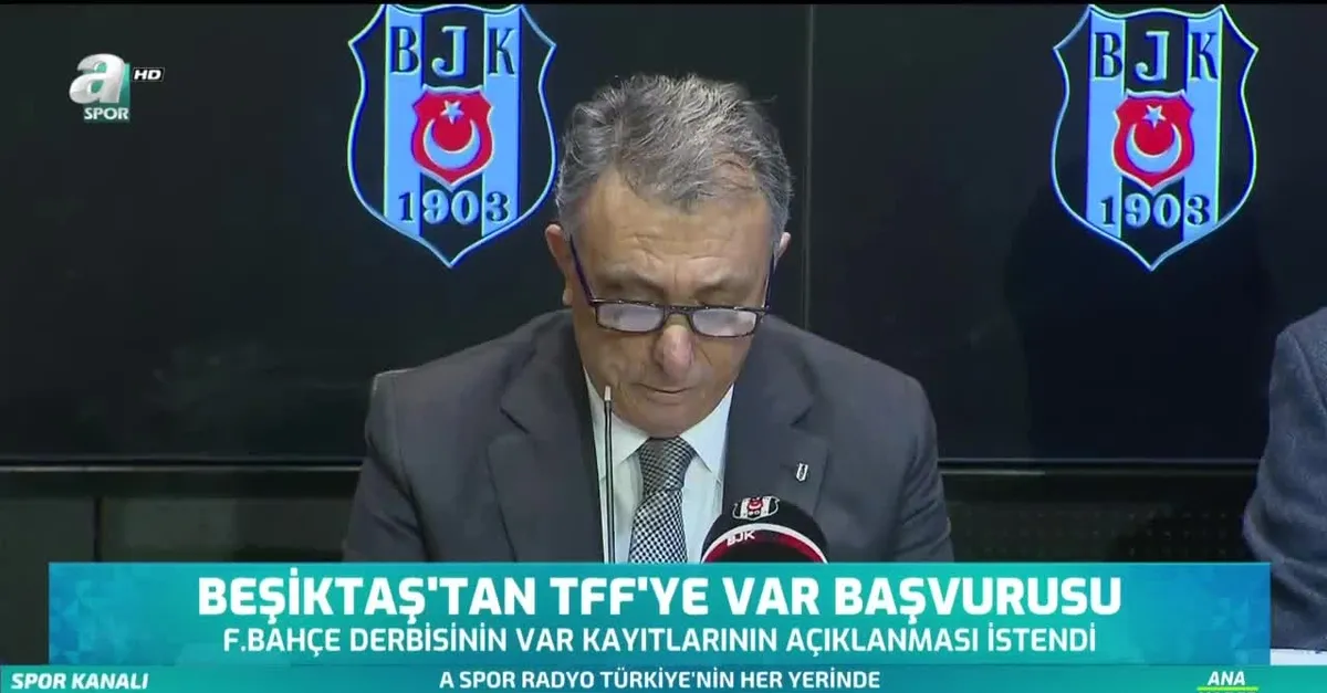 Beşiktaş'tan TFF'ye VAR başvurusu