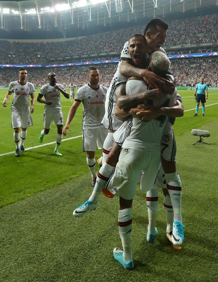 Beşiktaş-Leipzig karşılaşmasından kareler