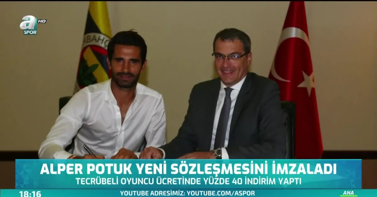 Alper Potuk yeni sözleşmesini imzaladı