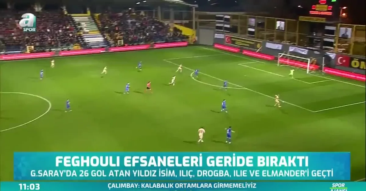 Sofiane Feghouli efsaneleri geride bıraktı