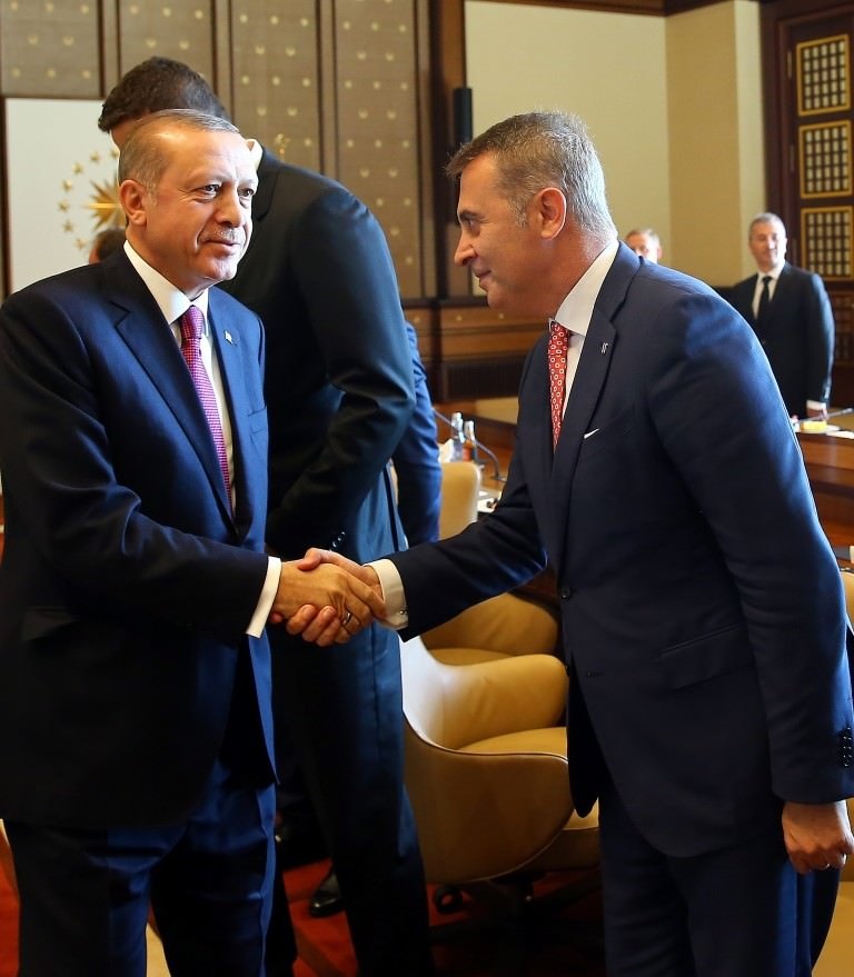 Cumhurbaşkanı Erdoğan’dan Fikret Orman’a kutlama
