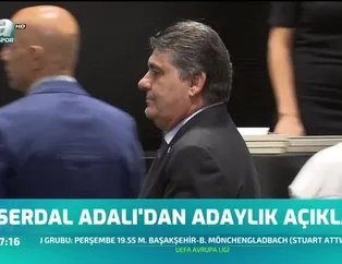 Serdal Adalı'dan adaylık açıklaması