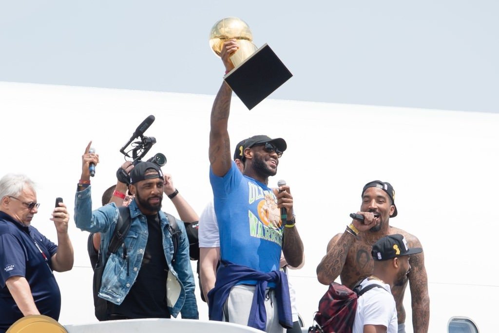NBA şampiyonu Cavaliers’a çoşkulu karşılama