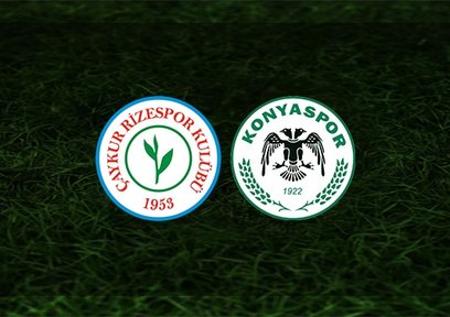 Rizespor - Konyaspor | CANLI