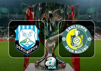 Dersimspor-Şanlıurfaspor maçı ne zaman, saat kaçta? Dersimspor-Şanlıurfaspor maçı CANLI izle!
