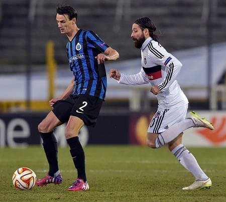 C.Brugge-Beşiktaş maçından kareler