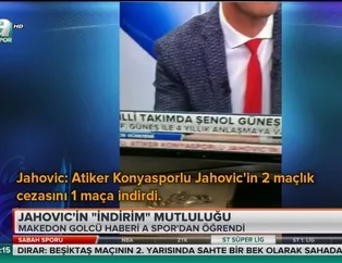 Jahovic'in "indirim" sevinci