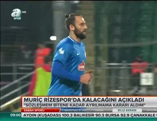 Vedat Muriç kalıyor