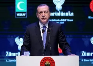 Cumhurbaşkanı Erdoğan'dan kutlama