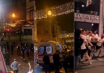 Almanlar Taksim'de olay çıkardı!