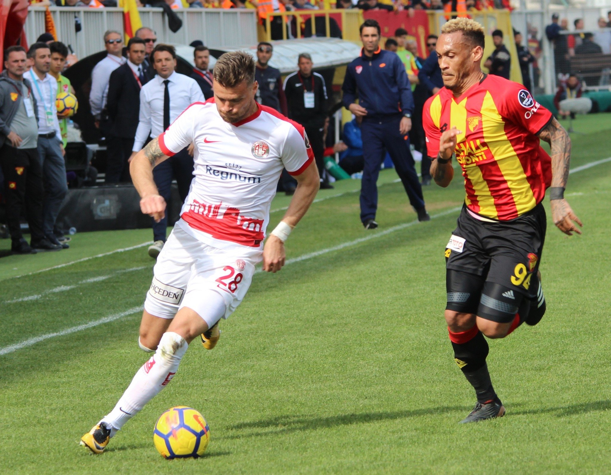 Göztepe - Antalyaspor maçından kareler!