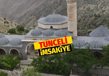 TUNCELİ İMSAKİYE