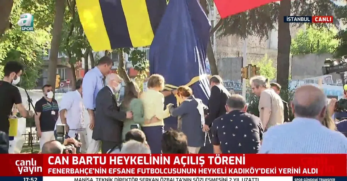 Fenerbahçe Can Bartu'nun heykelini dikti!