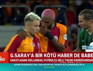 Galatasaray'a bir kötü haber de Babel'den
