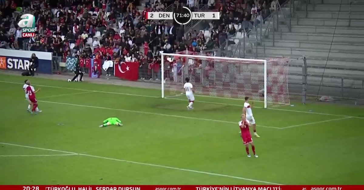 Danimarka U21 3-2 Türkiye U21 | MAÇ ÖZETİ