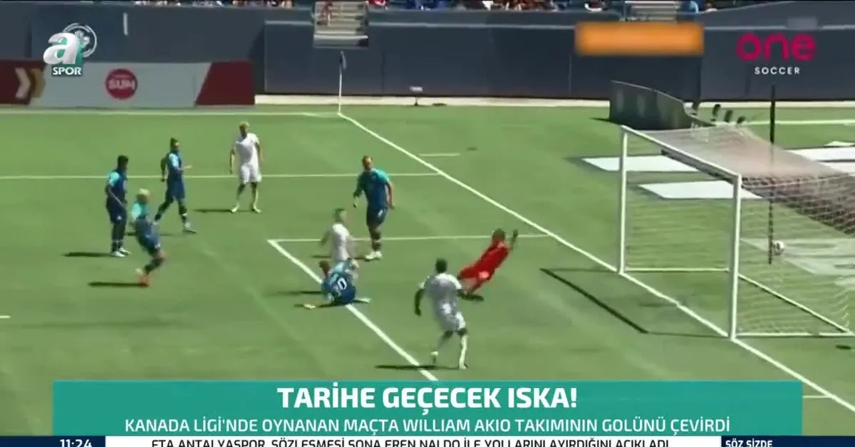 Kanada Ligi'nde ilginç anlar! Böyle pozisyon görülmedi