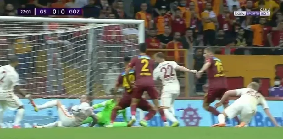 Galatasaray Göztepe maçında penaltı itirazı! Cicaldau'nun eline çarpan top... - 3