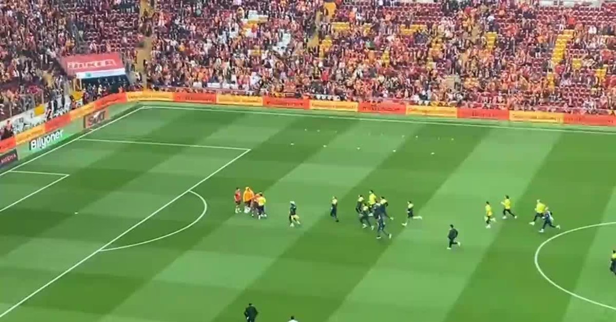 İşte dev derbideki olayların başlangıç anı!