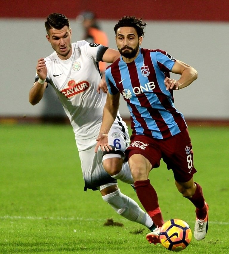Trabzonspor-Çaykur Rizespor maçından kareler