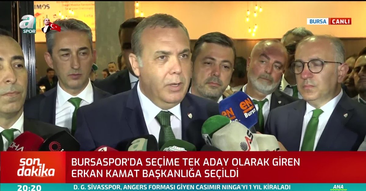 Bursaspor'da yeni başkan Erkan Kamat