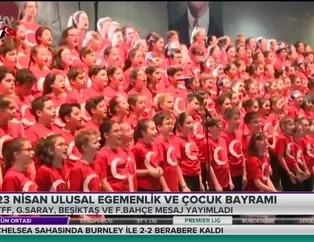 TFF. G.Saray, F.Bahçe ve Beşiktaş'tan Çocuk Bayramı mesajı