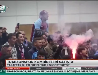 Trabzonspor kombineleri satışta