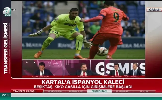 Beşiktaş'a İspanyol kaleci