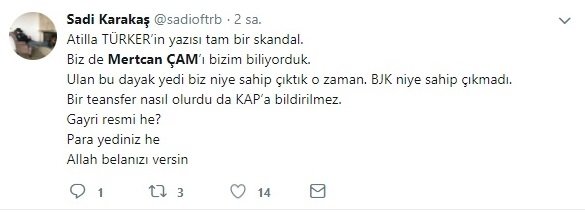 Mertcan Çam transferinin yankıları sosyal medyada!